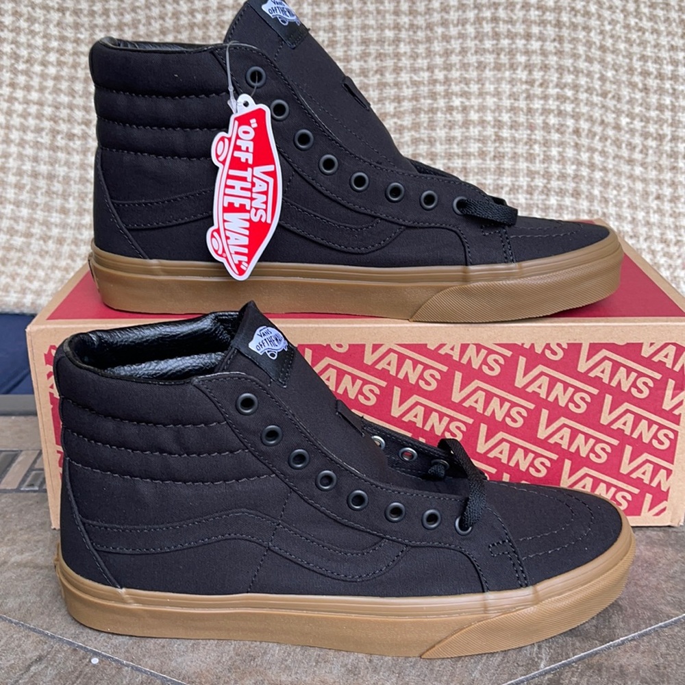 Vans Sk8-Hi Reissued Canvas Gum Black/Light Gum WM - Picture 2 of 16